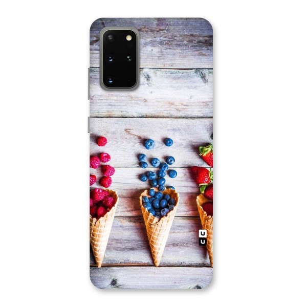 Cone Fruits Design Back Case for Galaxy S20 Plus