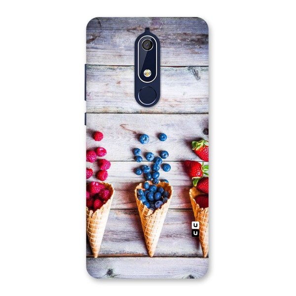 Cone Fruits Design Back Case for Nokia 5.1