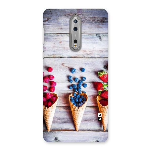 Cone Fruits Design Back Case for Nokia 8