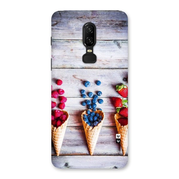 Cone Fruits Design Back Case for OnePlus 6