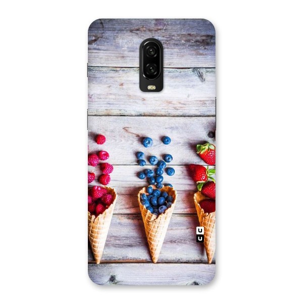 Cone Fruits Design Back Case for OnePlus 6T