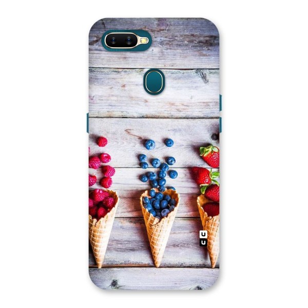 Cone Fruits Design Back Case for Oppo A12