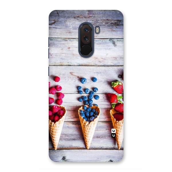 Cone Fruits Design Back Case for Poco F1