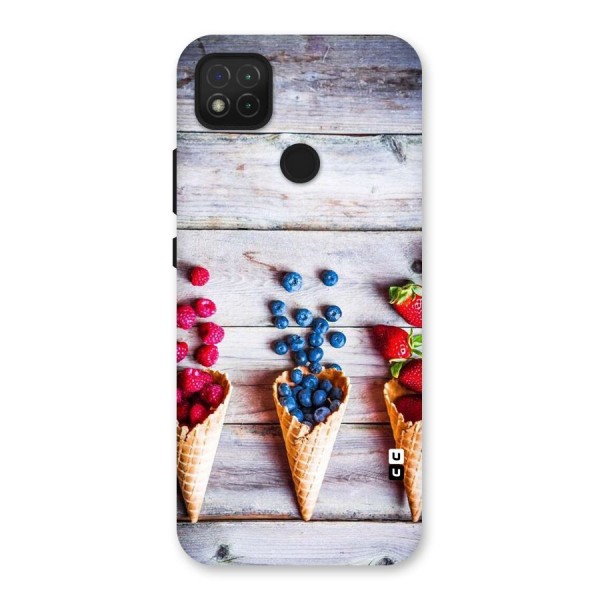 Cone Fruits Design Back Case for Redmi 9C