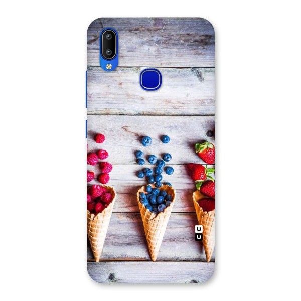 Cone Fruits Design Back Case for Vivo Y91