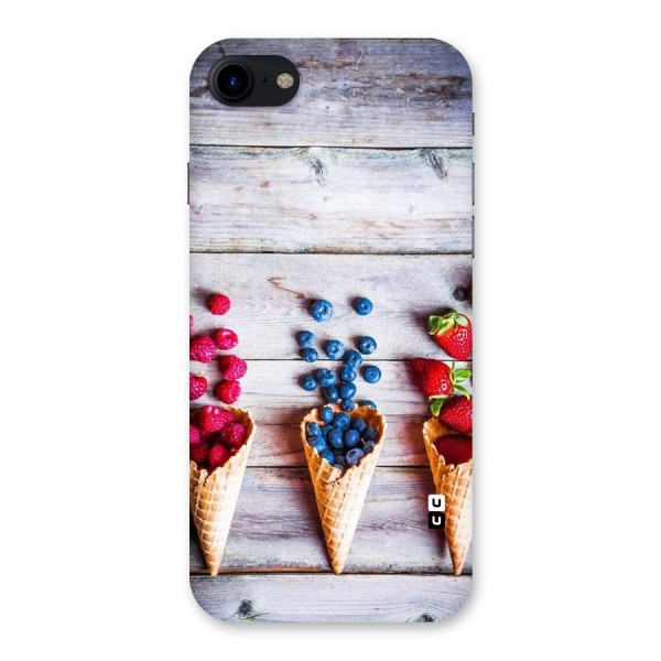 Cone Fruits Design Back Case for iPhone SE 2020