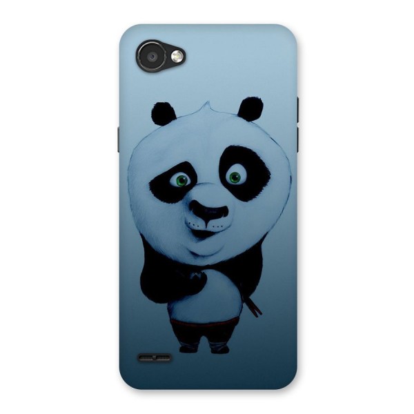 Confused Cute Panda Back Case for LG Q6