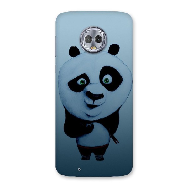 Confused Cute Panda Back Case for Moto G6