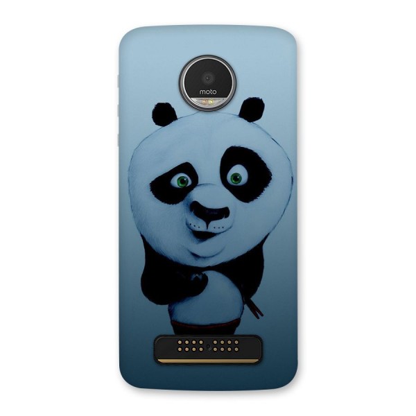 Confused Cute Panda Back Case for Moto Z Play