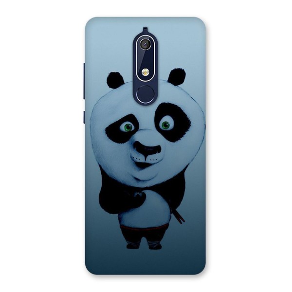 Confused Cute Panda Back Case for Nokia 5.1