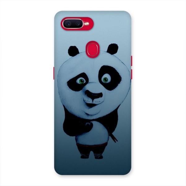 Confused Cute Panda Back Case for Oppo F9 Pro