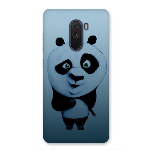 Confused Cute Panda Back Case for Poco F1