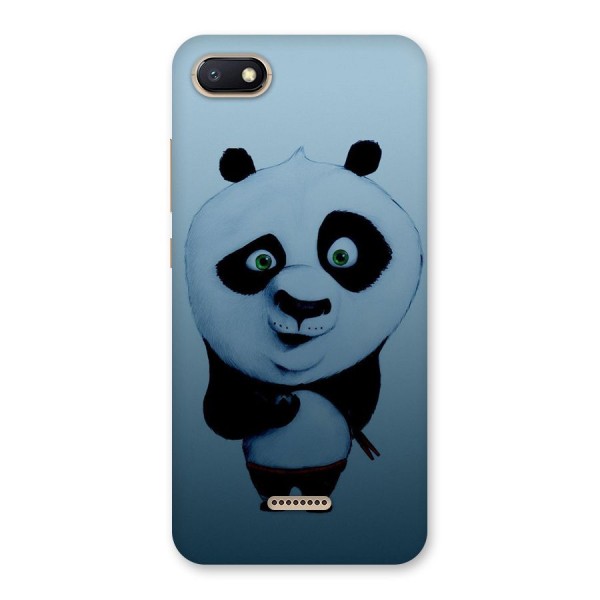 Confused Cute Panda Back Case for Redmi 6A