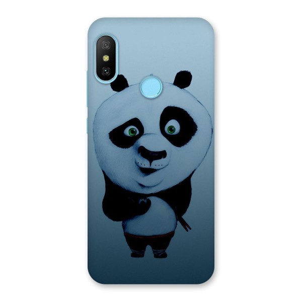 Confused Cute Panda Back Case for Redmi 6 Pro