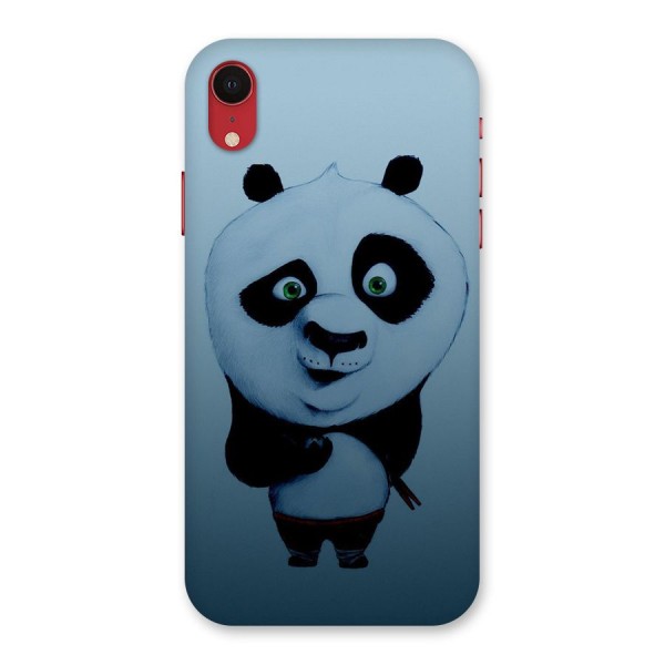 Confused Cute Panda Back Case for iPhone XR