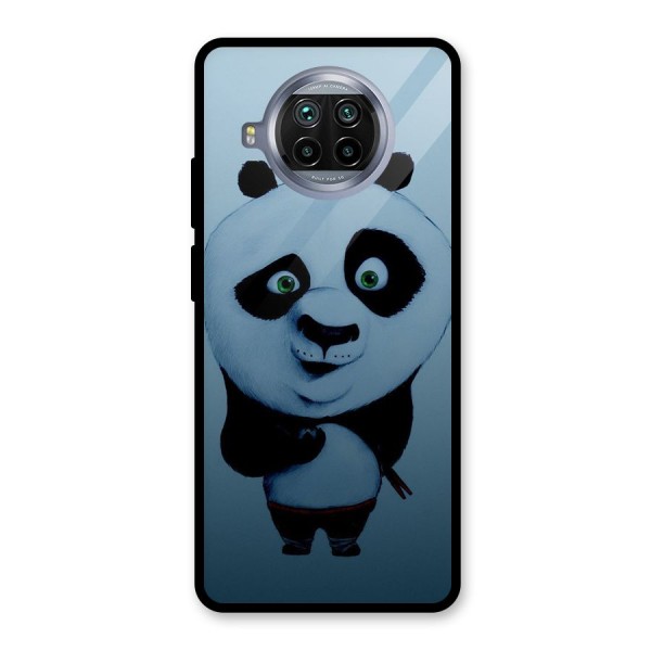 Confused Cute Panda Glass Back Case for Mi 10i