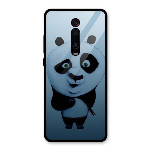 Confused Cute Panda Glass Back Case for Redmi K20