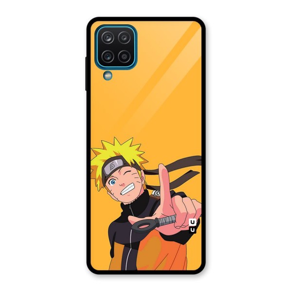 Cool Aesthetic Naruto Glass Back Case for Galaxy A12