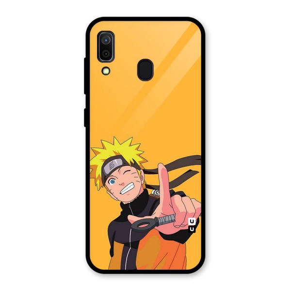 Cool Aesthetic Naruto Glass Back Case for Galaxy A30