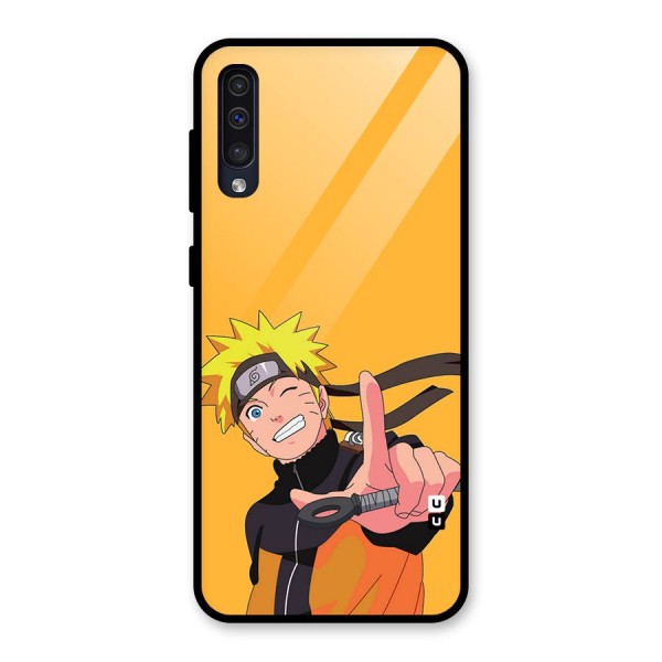 Cool Aesthetic Naruto Glass Back Case for Galaxy A30s