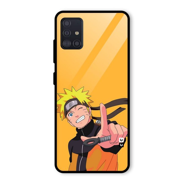 Cool Aesthetic Naruto Glass Back Case for Galaxy A51