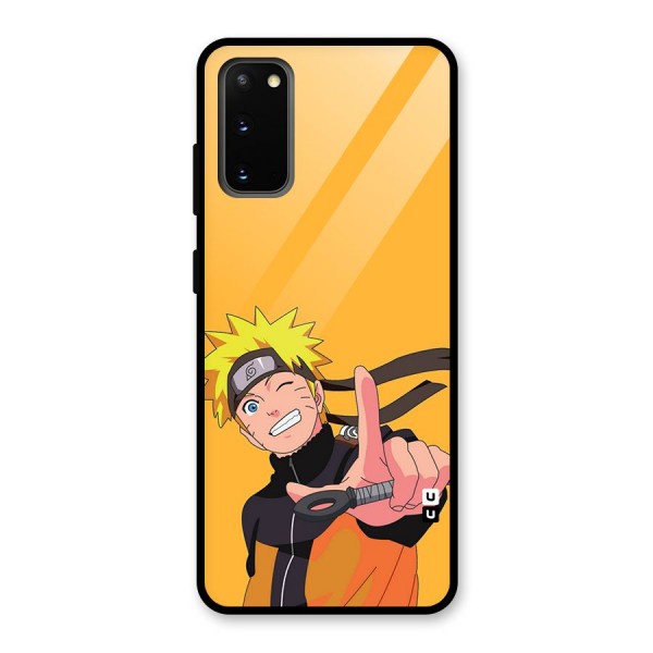 Cool Aesthetic Naruto Glass Back Case for Galaxy S20