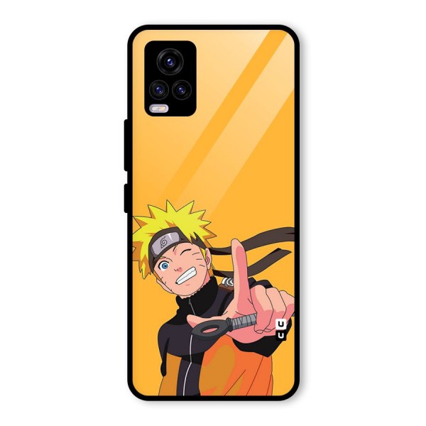 Cool Aesthetic Naruto Glass Back Case for Vivo V20