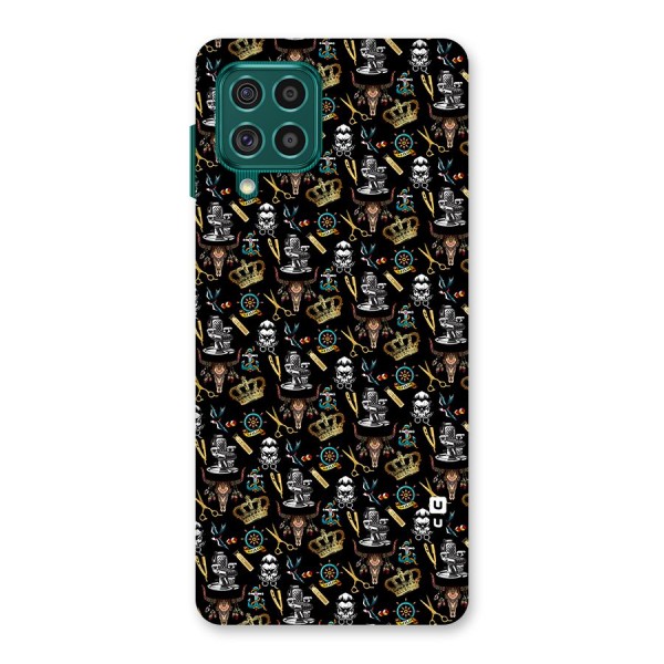 Cool Barber Pattern Back Case for Galaxy F62