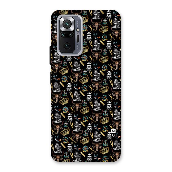 Cool Barber Pattern Back Case for Redmi Note 10 Pro