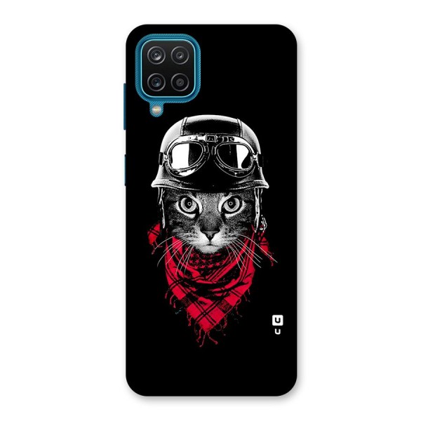 Cool Biker Cat Back Case for Galaxy F12