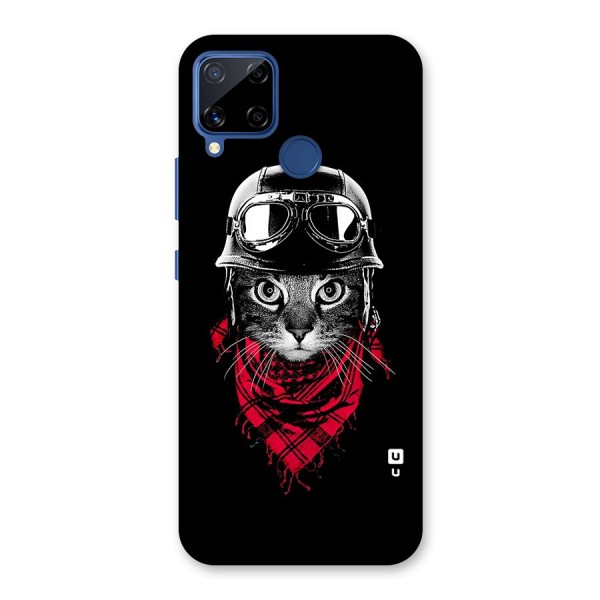 Cool Biker Cat Back Case for Realme Narzo 30A