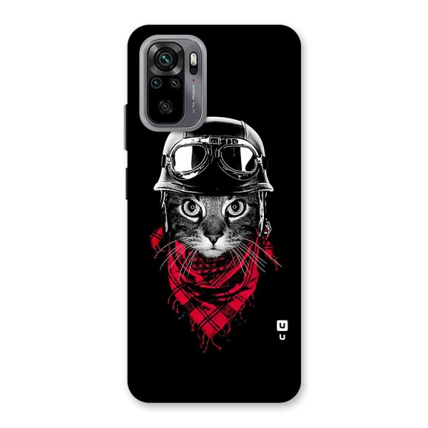 Cool Biker Cat Back Case for Redmi Note 10