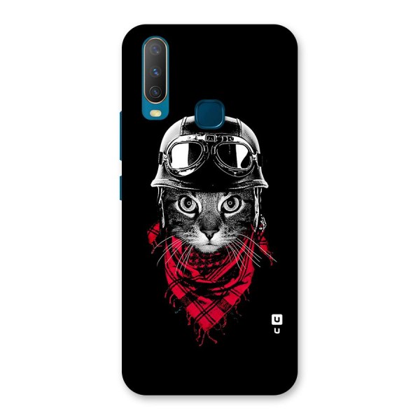 Cool Biker Cat Back Case for Vivo U10