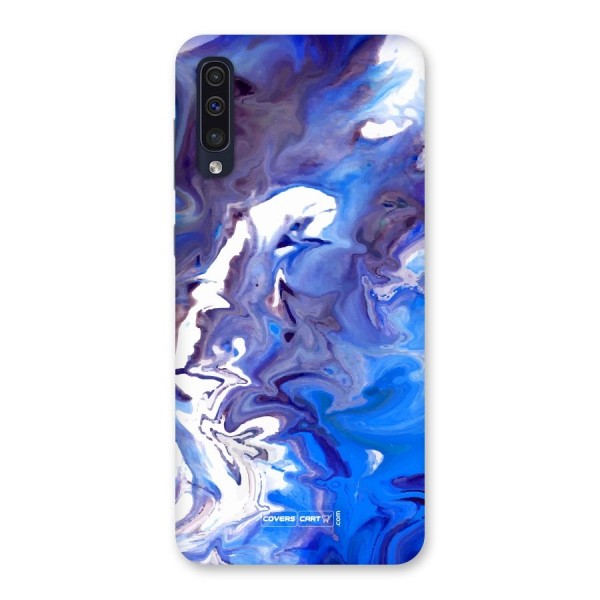 Cool Blue Marble Texture Back Case for Galaxy A50