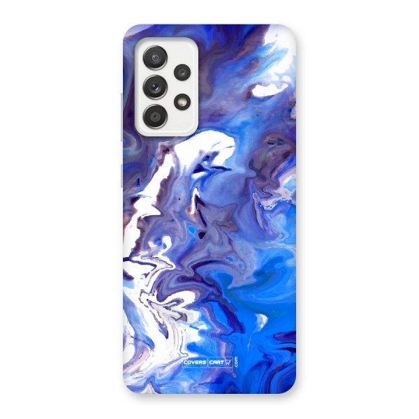 Cool Blue Marble Texture Back Case for Galaxy A52