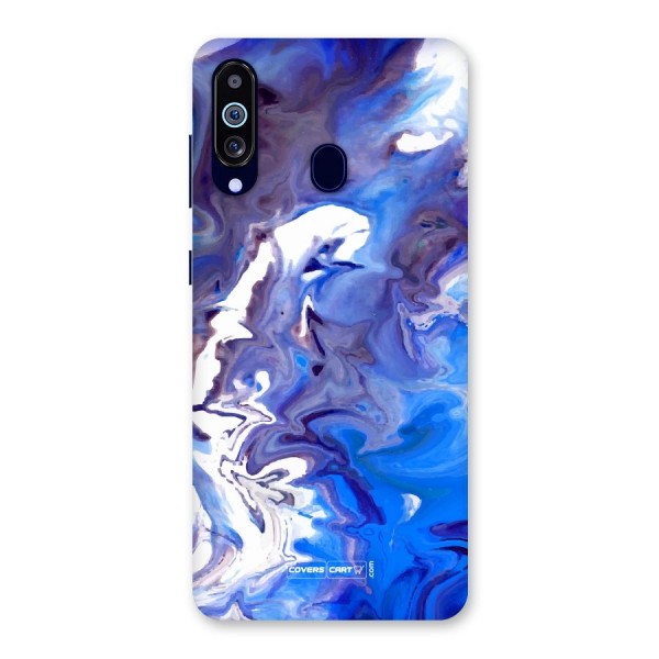 Cool Blue Marble Texture Back Case for Galaxy A60