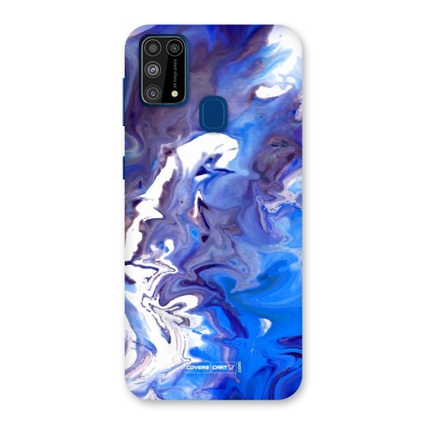 Cool Blue Marble Texture Back Case for Galaxy F41