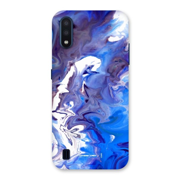 Cool Blue Marble Texture Back Case for Galaxy M01