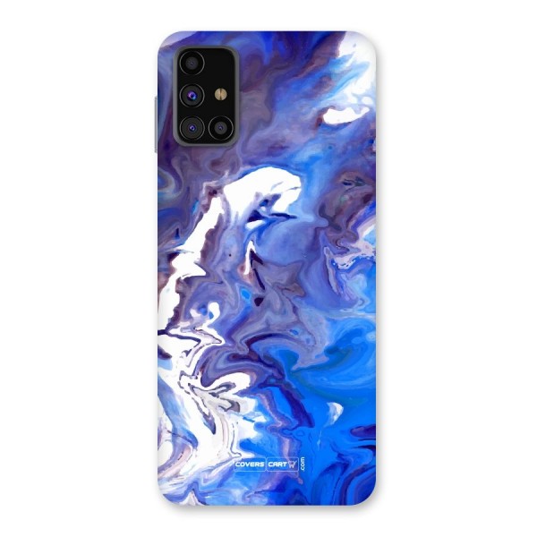 Cool Blue Marble Texture Back Case for Galaxy M31s