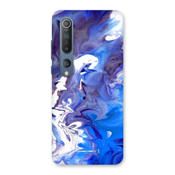 Cool Blue Marble Texture Back Case for Mi 10