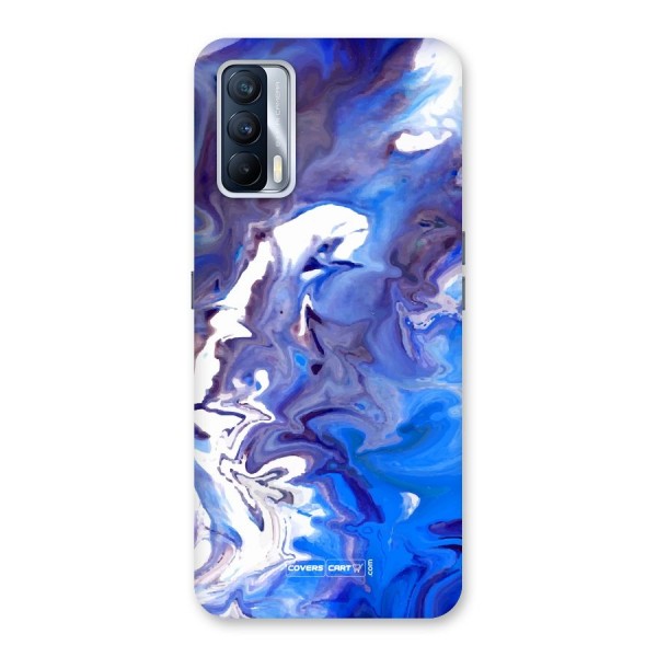 Cool Blue Marble Texture Back Case for Realme X7