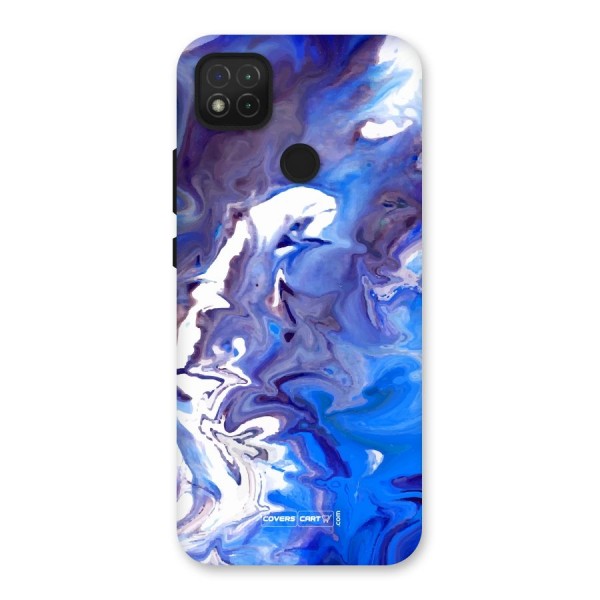 Cool Blue Marble Texture Back Case for Redmi 9C