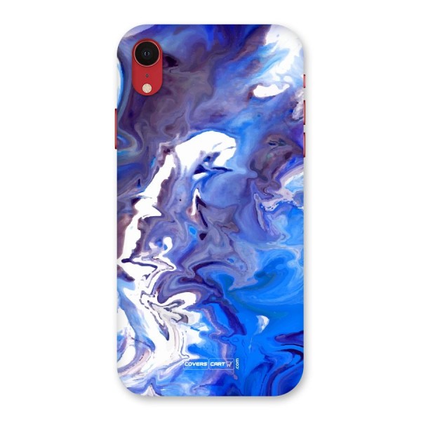 Cool Blue Marble Texture Back Case for iPhone XR