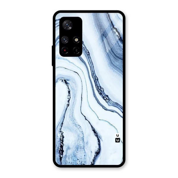 Cool Marble Art Glass Back Case for Redmi Note 11T 5G