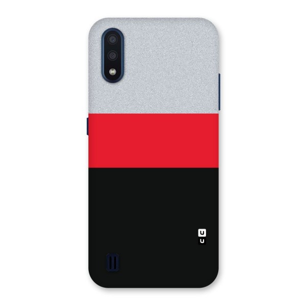 Cool Melange Stripe Back Case for Galaxy M01