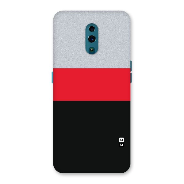 Cool Melange Stripe Back Case for Oppo Reno