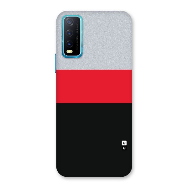 Cool Melange Stripe Back Case for Vivo Y20A