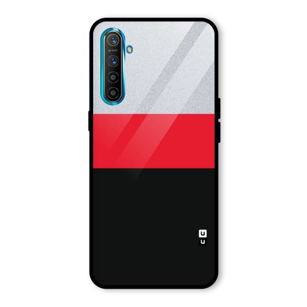 Cool Melange Stripe Glass Back Case for Realme XT