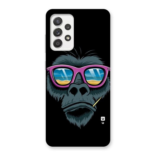 Cool Monkey Beach Sunglasses Back Case for Galaxy A52