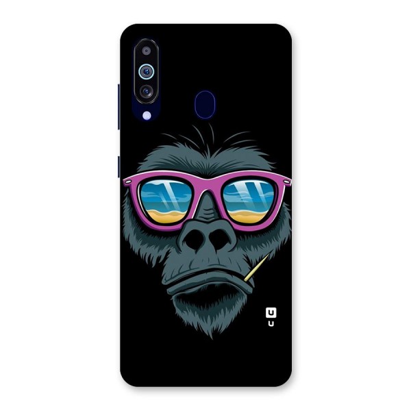 Cool Monkey Beach Sunglasses Back Case for Galaxy A60